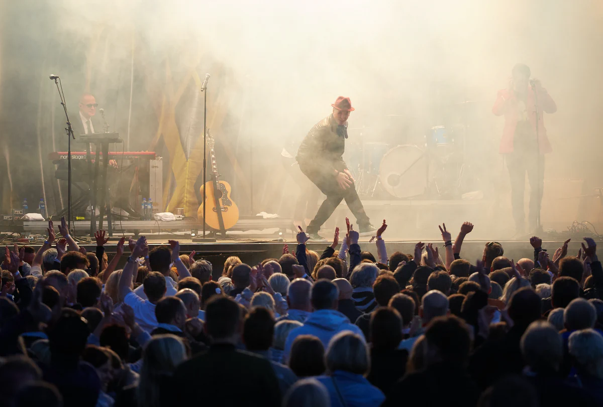 Johnny Money gav den så meget gas, at salen nær gik op i røg. Foto: Vidar Nordli-Mathisen.